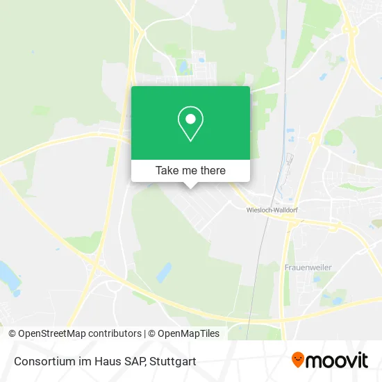 Карта Consortium im Haus SAP