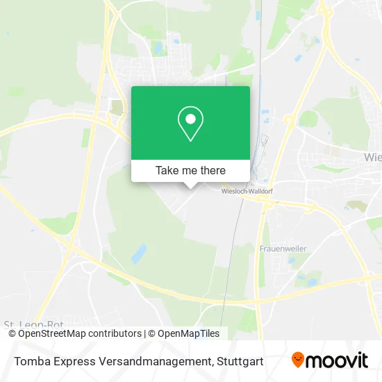 Карта Tomba Express Versandmanagement