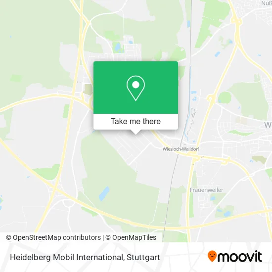 Карта Heidelberg Mobil International