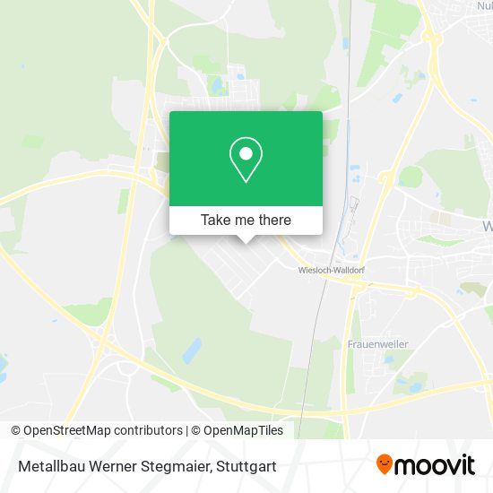 Metallbau Werner Stegmaier map