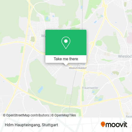 Hdm Haupteingang map