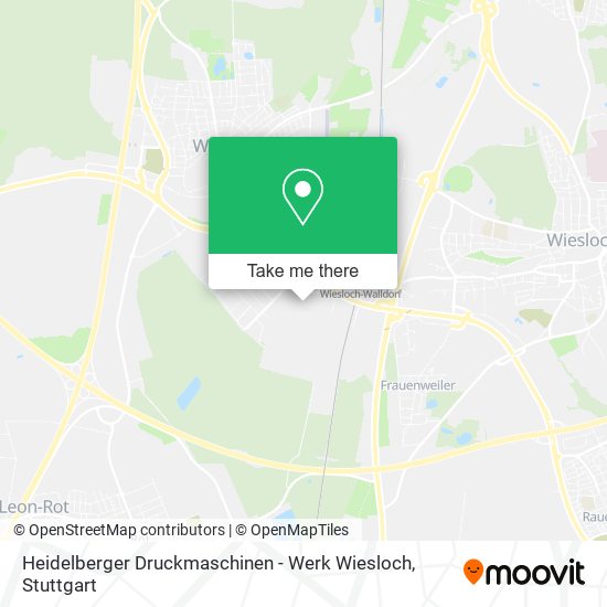 Heidelberger Druckmaschinen - Werk Wiesloch map