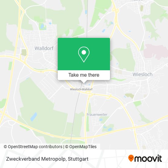 Карта Zweckverband Metropolp