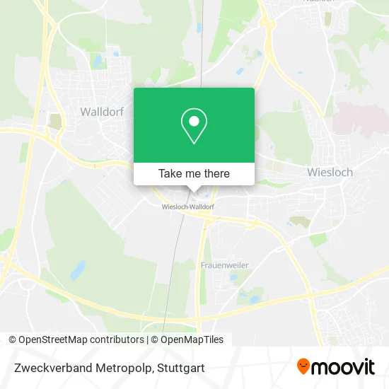 Карта Zweckverband Metropolp