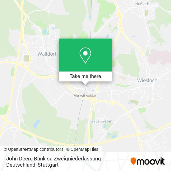 John Deere Bank sa Zweigniederlassung Deutschland map