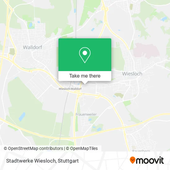 Карта Stadtwerke Wiesloch