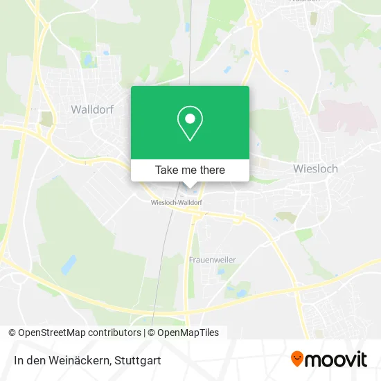 Карта In den Weinäckern