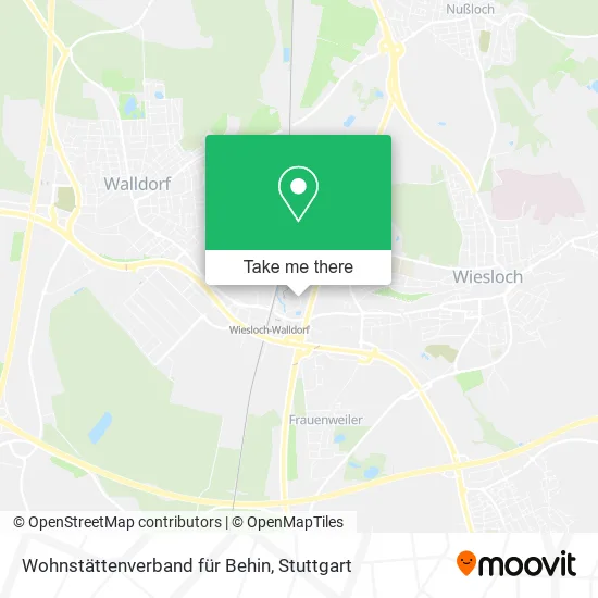 Карта Wohnstättenverband für Behin
