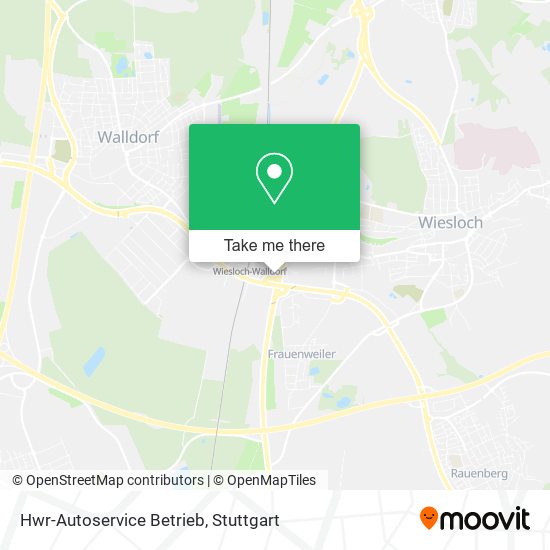 Hwr-Autoservice Betrieb map