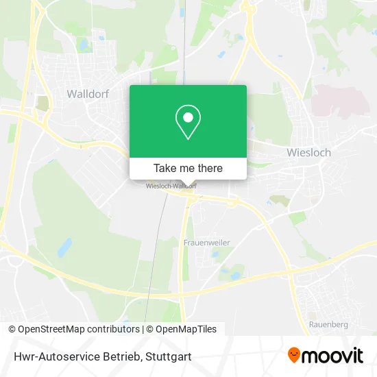 Карта Hwr-Autoservice Betrieb