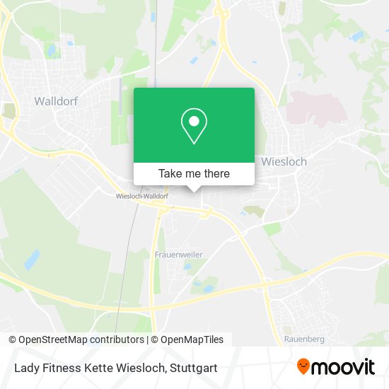 Lady Fitness Kette Wiesloch map