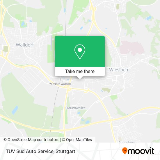 TÜV Süd Auto Service map
