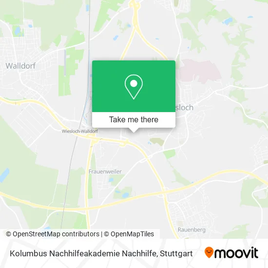 Карта Kolumbus Nachhilfeakademie Nachhilfe