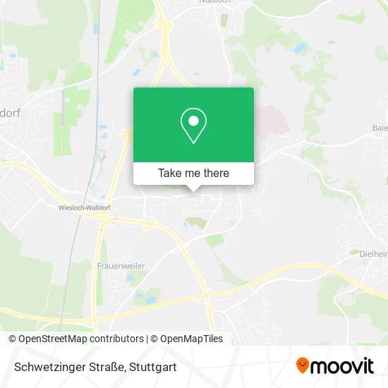 Карта Schwetzinger Straße