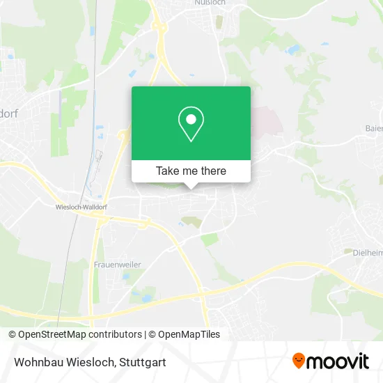 Карта Wohnbau Wiesloch