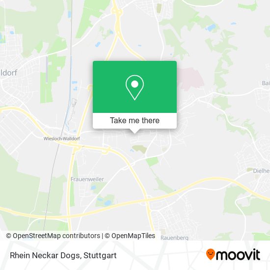 Rhein Neckar Dogs map