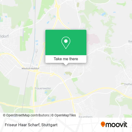 Карта Friseur Haar Scharf