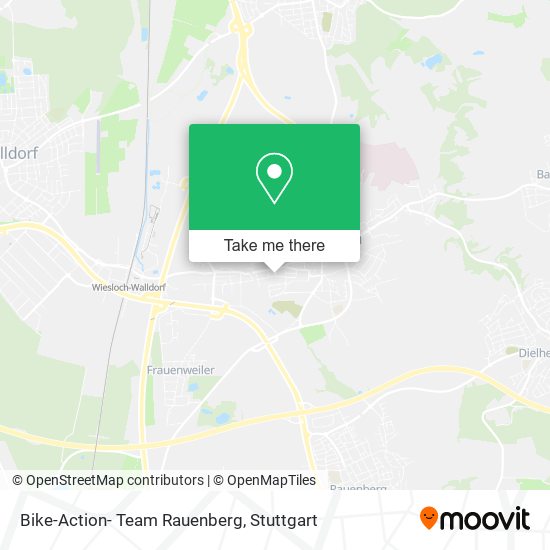 Bike-Action- Team Rauenberg map