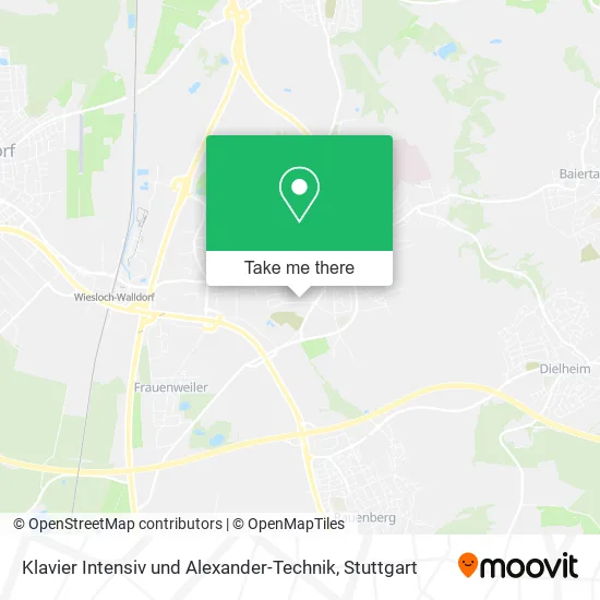 Карта Klavier Intensiv und Alexander-Technik