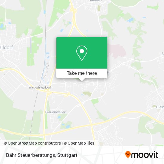 Bähr Steuerberatungs map