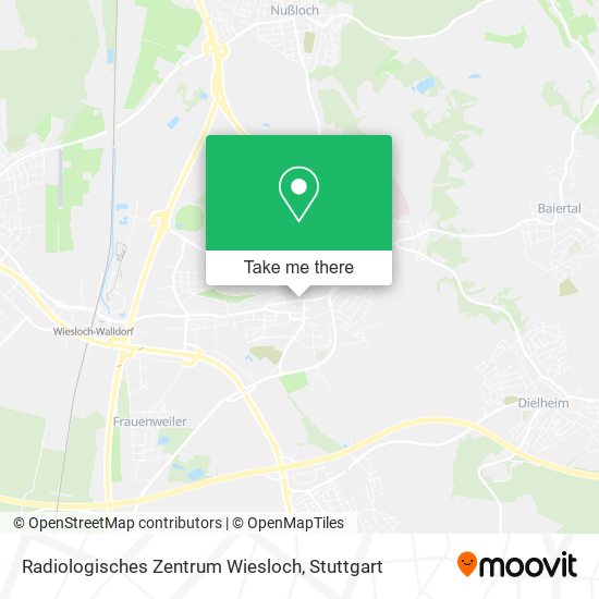 Radiologisches Zentrum Wiesloch map