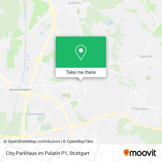 City-Parkhaus im Palatin P1 map