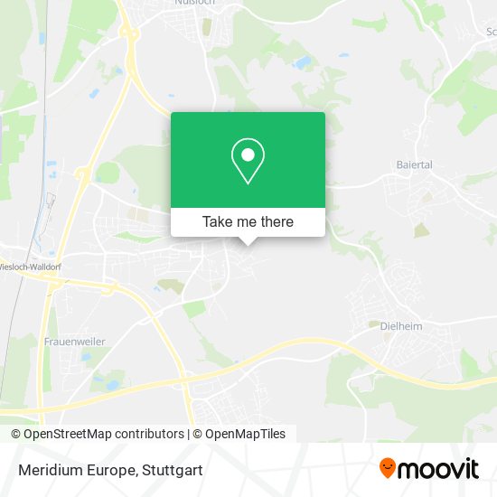 Meridium Europe map