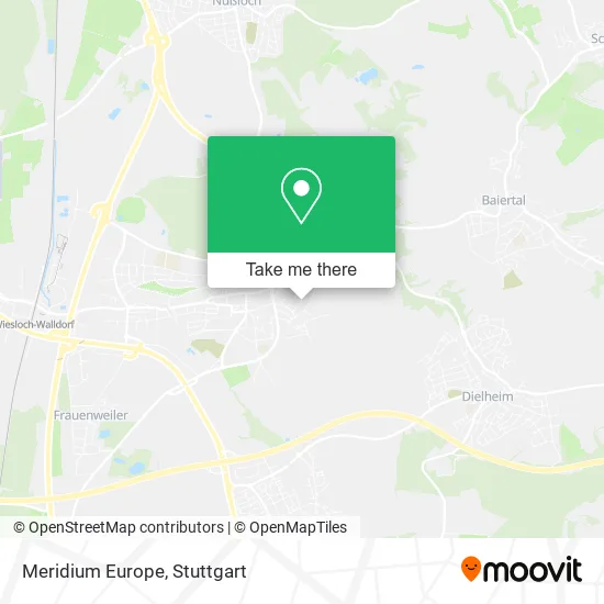 Карта Meridium Europe