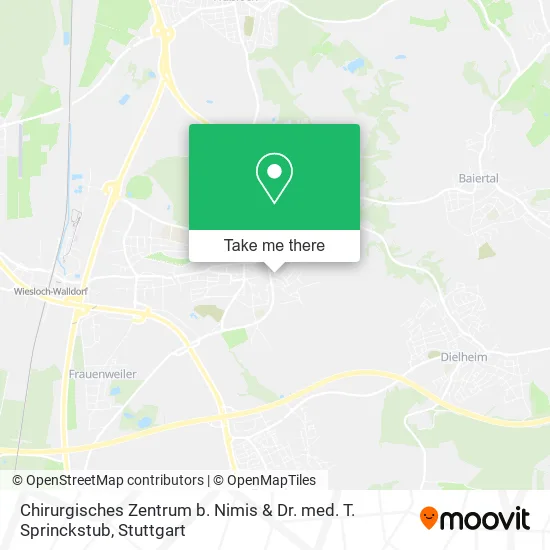 Карта Chirurgisches Zentrum b. Nimis & Dr. med. T. Sprinckstub