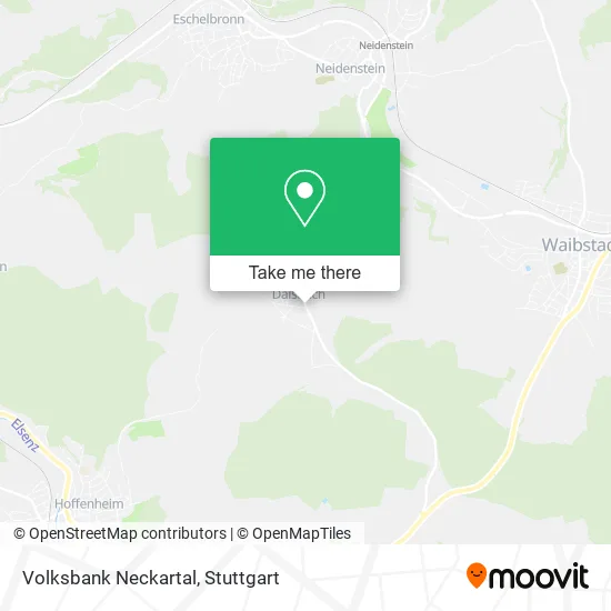 Карта Volksbank Neckartal