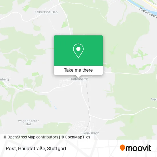 Карта Post, Hauptstraße