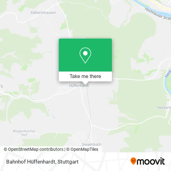 Карта Bahnhof Hüffenhardt