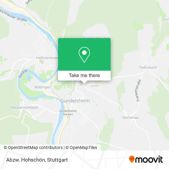 Карта Abzw. Hohschön