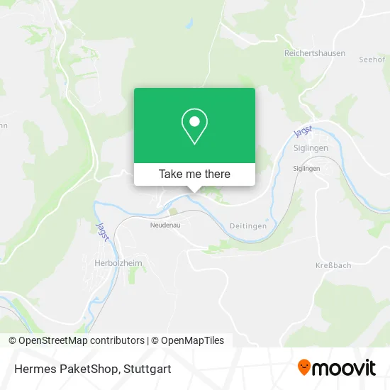 Карта Hermes PaketShop