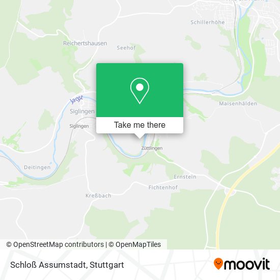 Schloß Assumstadt map
