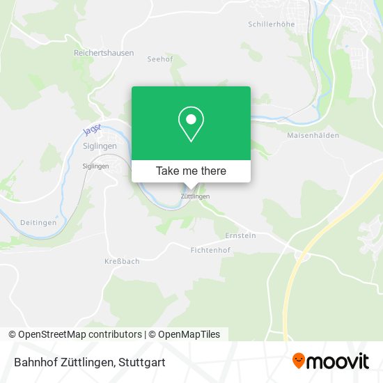 Bahnhof Züttlingen map
