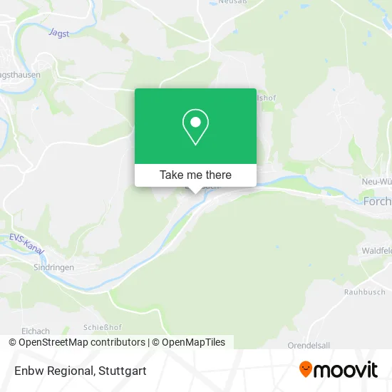 Карта Enbw Regional