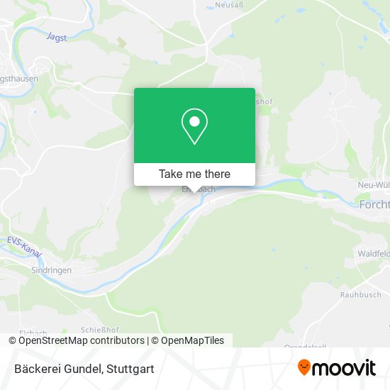Bäckerei Gundel map