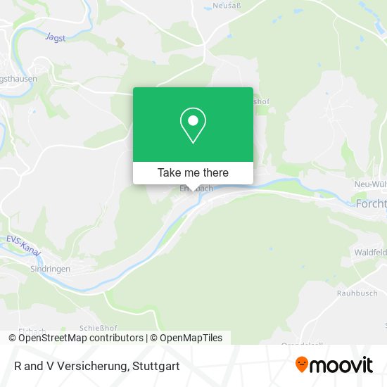 R and V Versicherung map