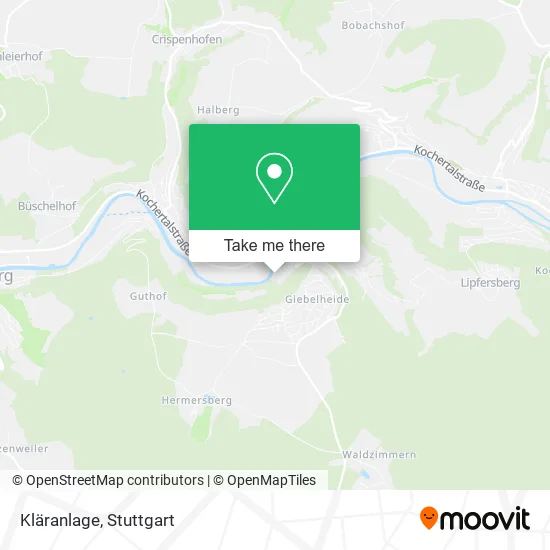 Карта Kläranlage