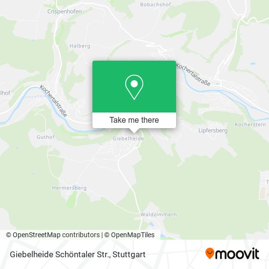 Giebelheide Schöntaler Str. map