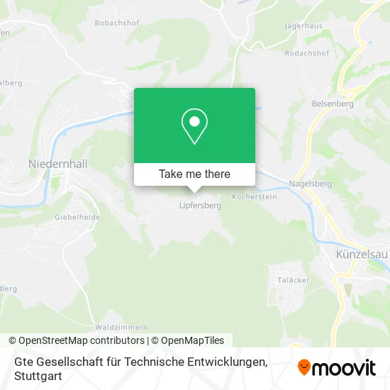 Карта Gte Gesellschaft für Technische Entwicklungen