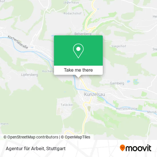 Карта Agentur für Arbeit