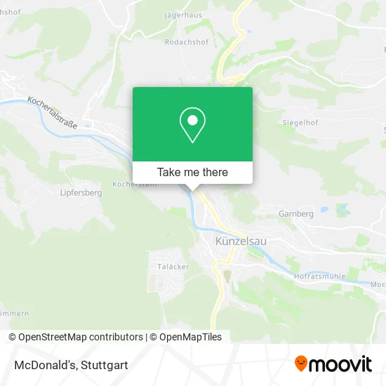 Карта McDonald's
