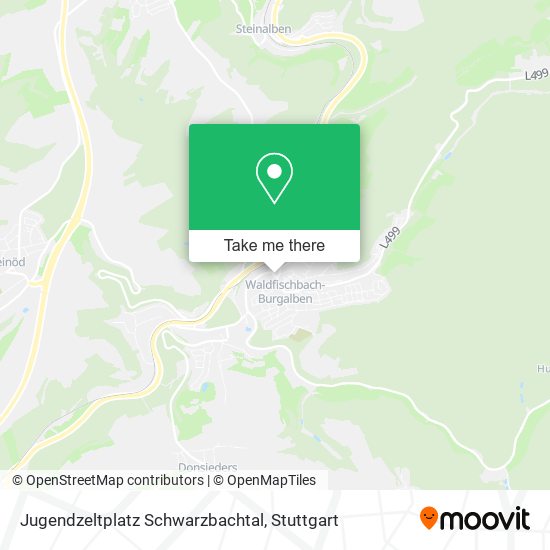 Jugendzeltplatz Schwarzbachtal map