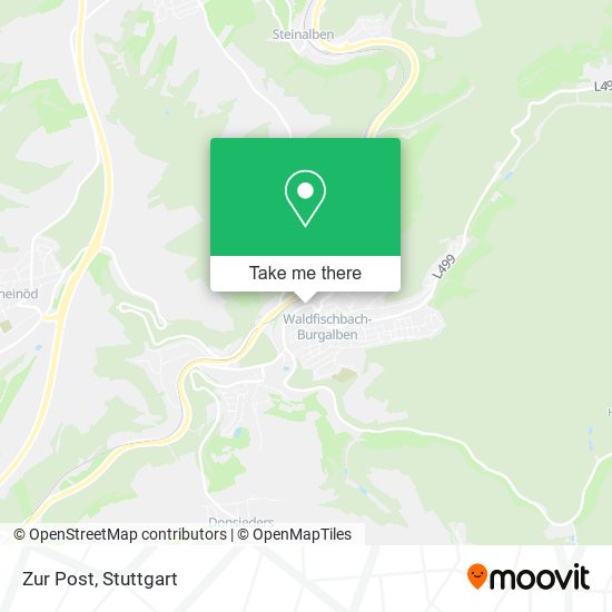 Карта Zur Post