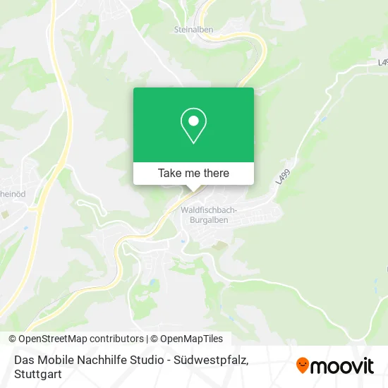 Карта Das Mobile Nachhilfe Studio - Südwestpfalz