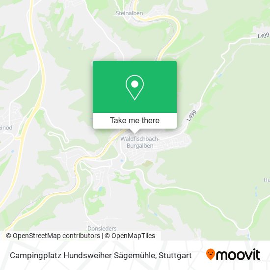 Campingplatz Hundsweiher Sägemühle map