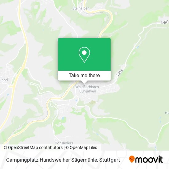 Карта Campingplatz Hundsweiher Sägemühle
