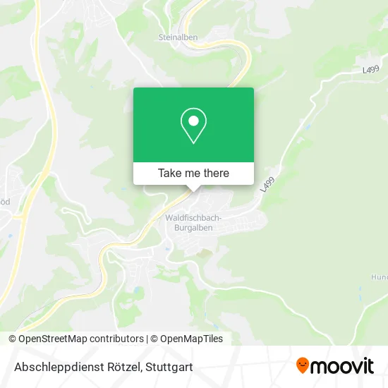 Карта Abschleppdienst Rötzel